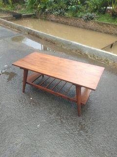 Meja tamu jati tua antik