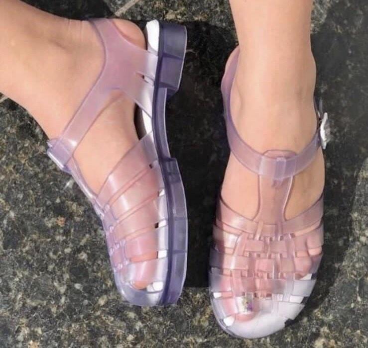 Melissa transparent hot sale shoes