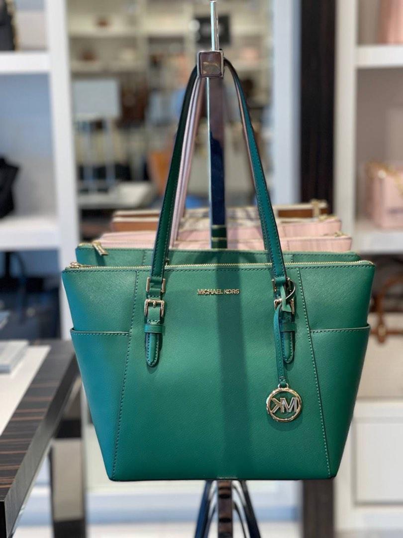 Micheal Kors Charlotte Tote Bag, Luxury, Bags & Wallets on Carousell