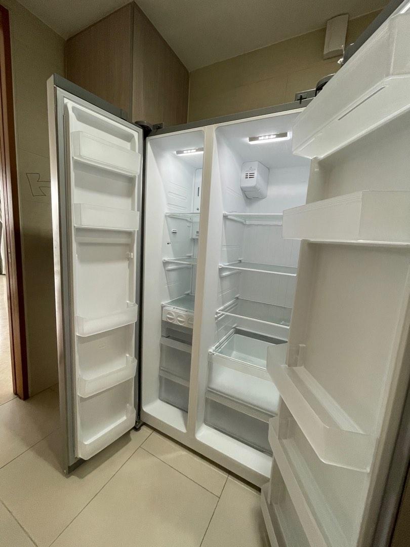 Midea side by side refrigerator, TV & Home Appliances, Kitchen