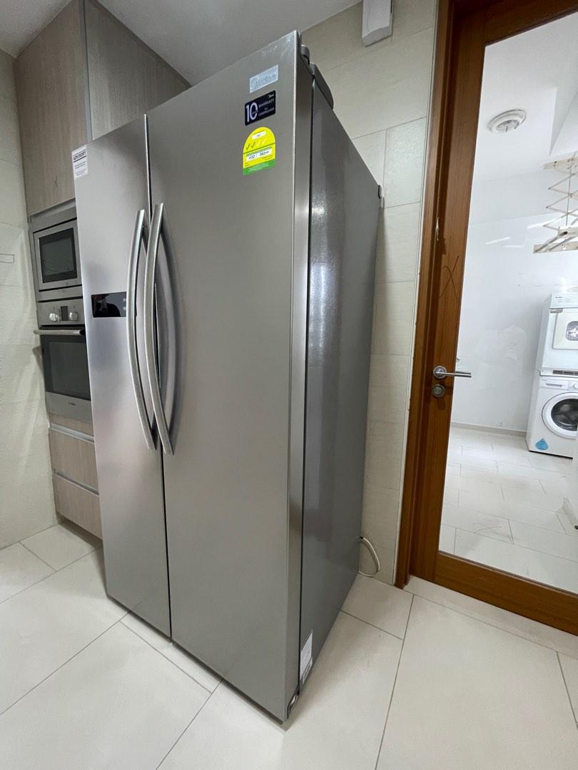 Midea side by side refrigerator, TV & Home Appliances, Kitchen