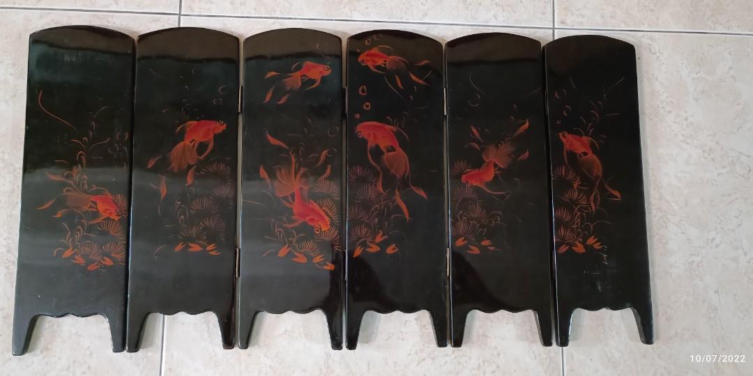 Mini Shell carved screen (Category: Other Home Decor) located in Singapore. Submitted by smartdeal2015 (Listing ID 1189213925, Image 2). Description: One sided shell carved screen, one side paint laminated Size: 68cm x 34cm.