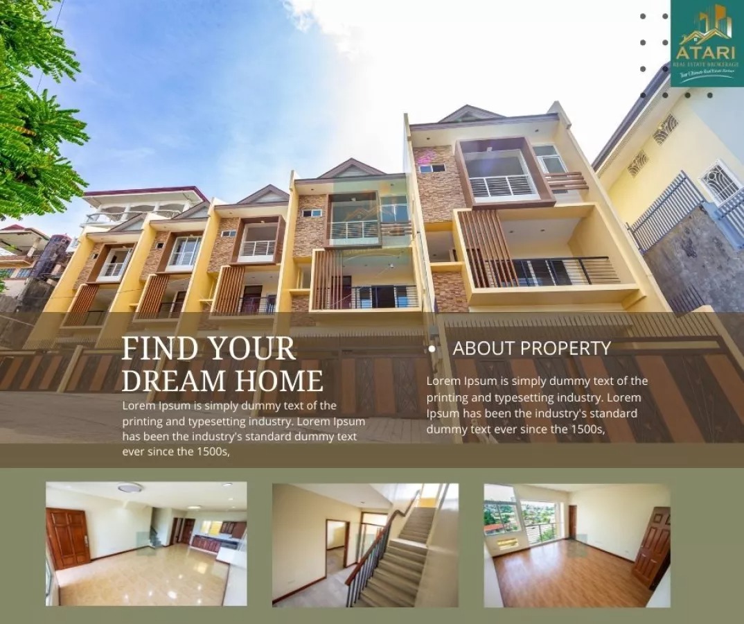 New 3Bedroom House & Lot in an Exclusive Townhouse Buena Hills Subdivision, Guadalupe, Cebu