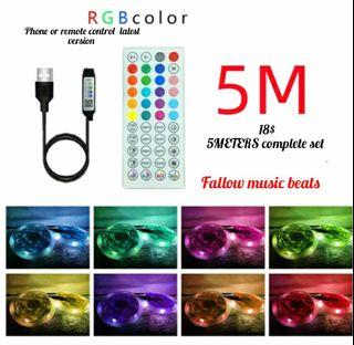 5050 music sensor LED light with phone control complete set free shipping