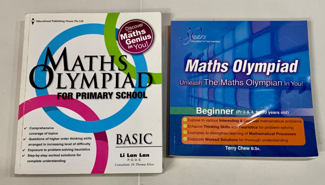 Maths Olympiad for Primary School & P3-4, Hobbies & Toys, Books ...