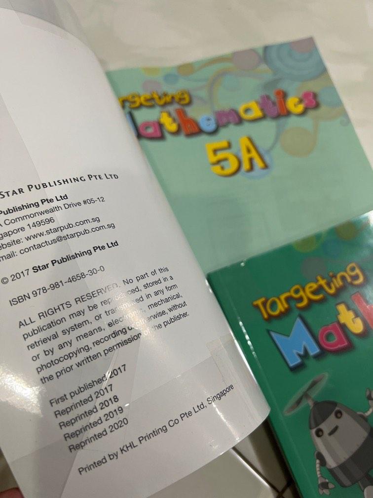 New Targeting Math Primary 5A & 5B, Hobbies & Toys, Books & Magazines ...