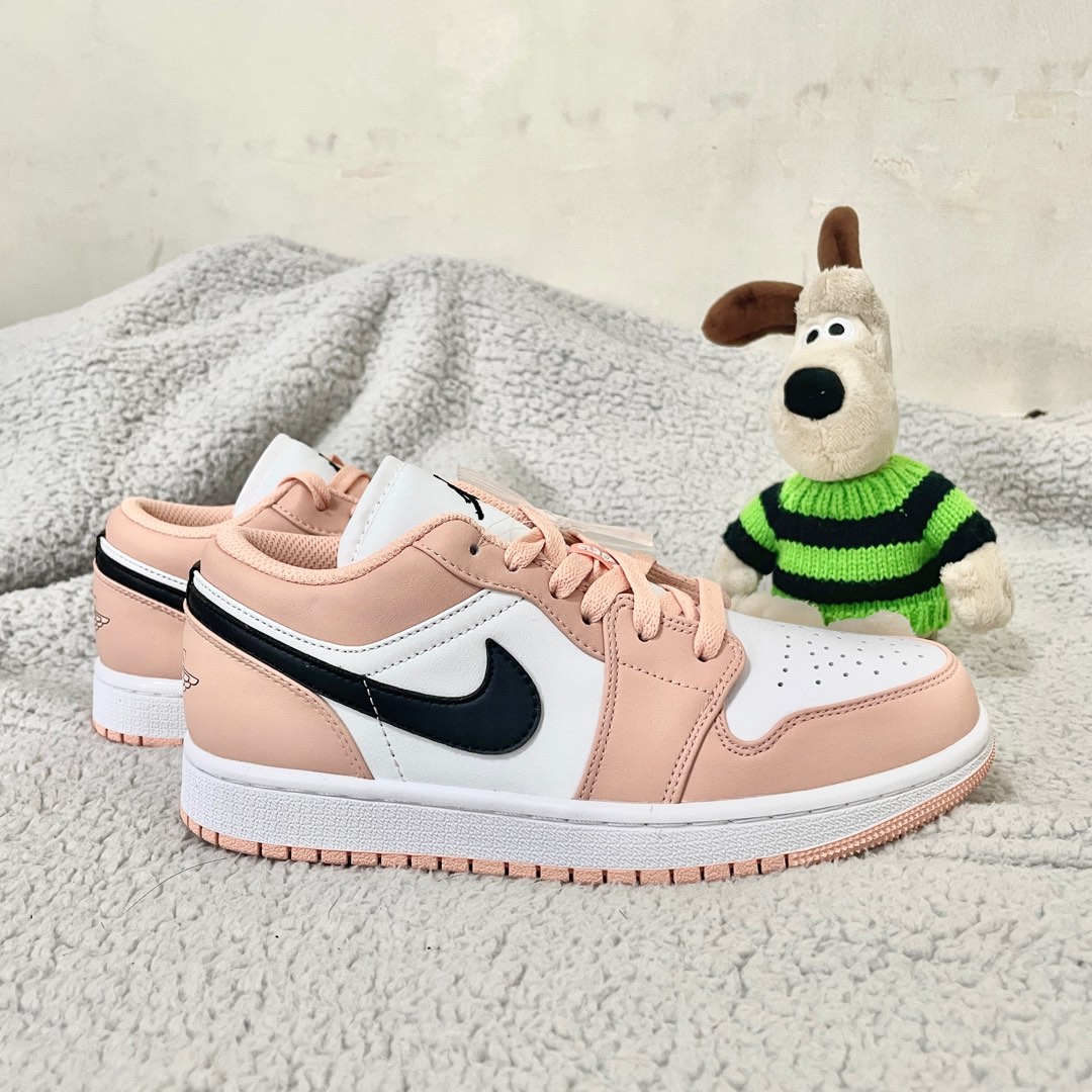 大砍價免運💓Nike Air Jordan 1 Low Light Arctic Pink 553560-800, 她