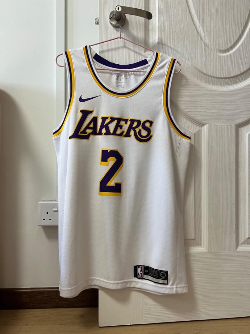 Men's Los Angeles Lakers Lonzo Ball Nike Gold Authentic Player