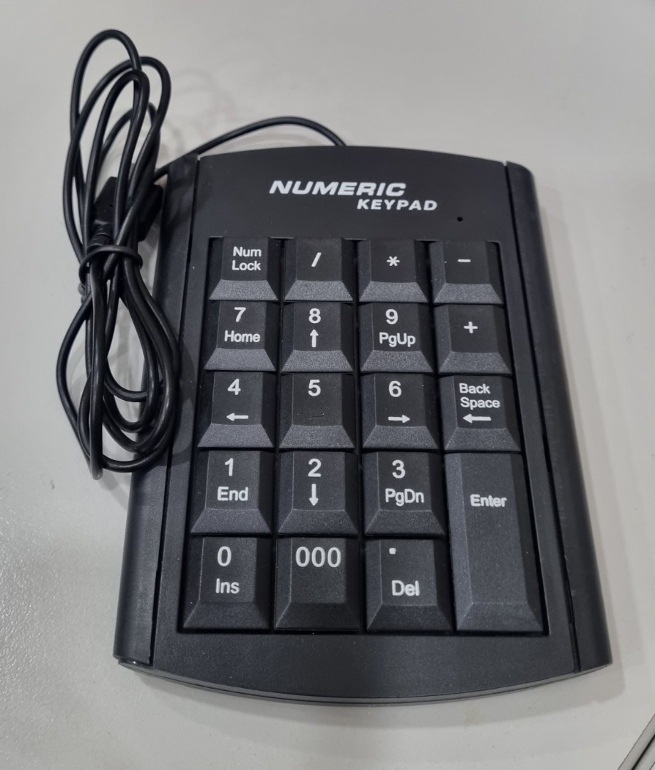 number keypad for computer