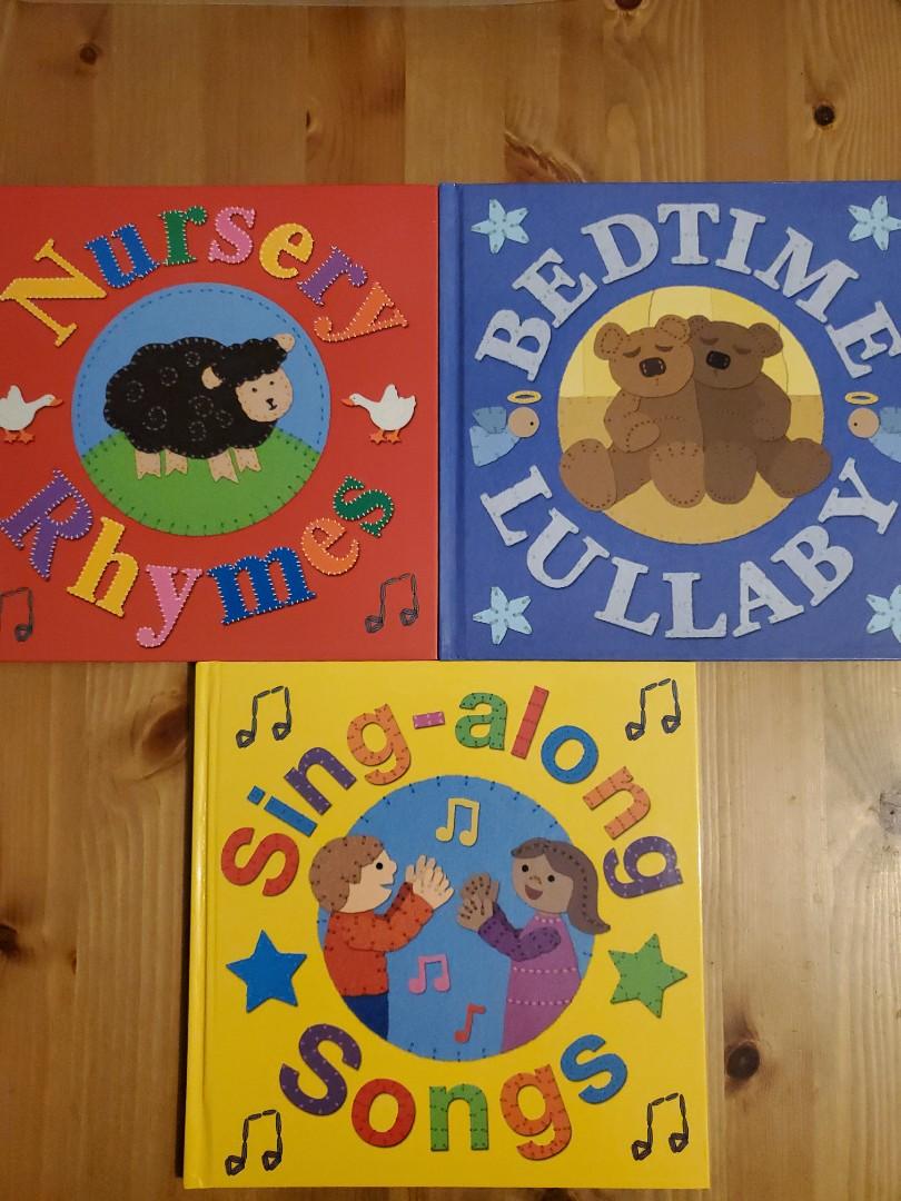 Nursery Rhymes / Bedtime Lullaby / Singalong Songs 幼兒英文書籍, 興趣及遊戲, 書本