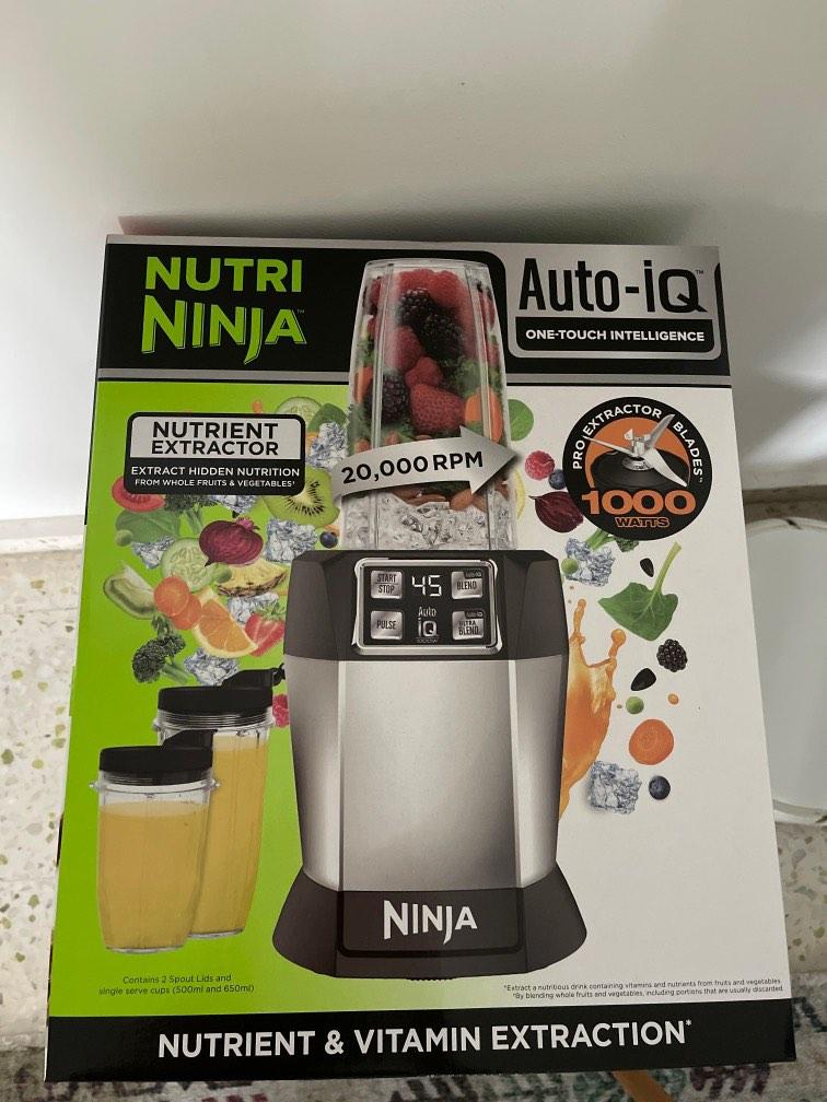 Nutri Ninja AutoIQ blender BL480, TV & Home Appliances, Kitchen