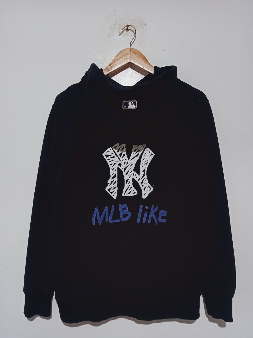 Áp chính hãng MLB áo sweatshirt LIKE trắng Steve Store