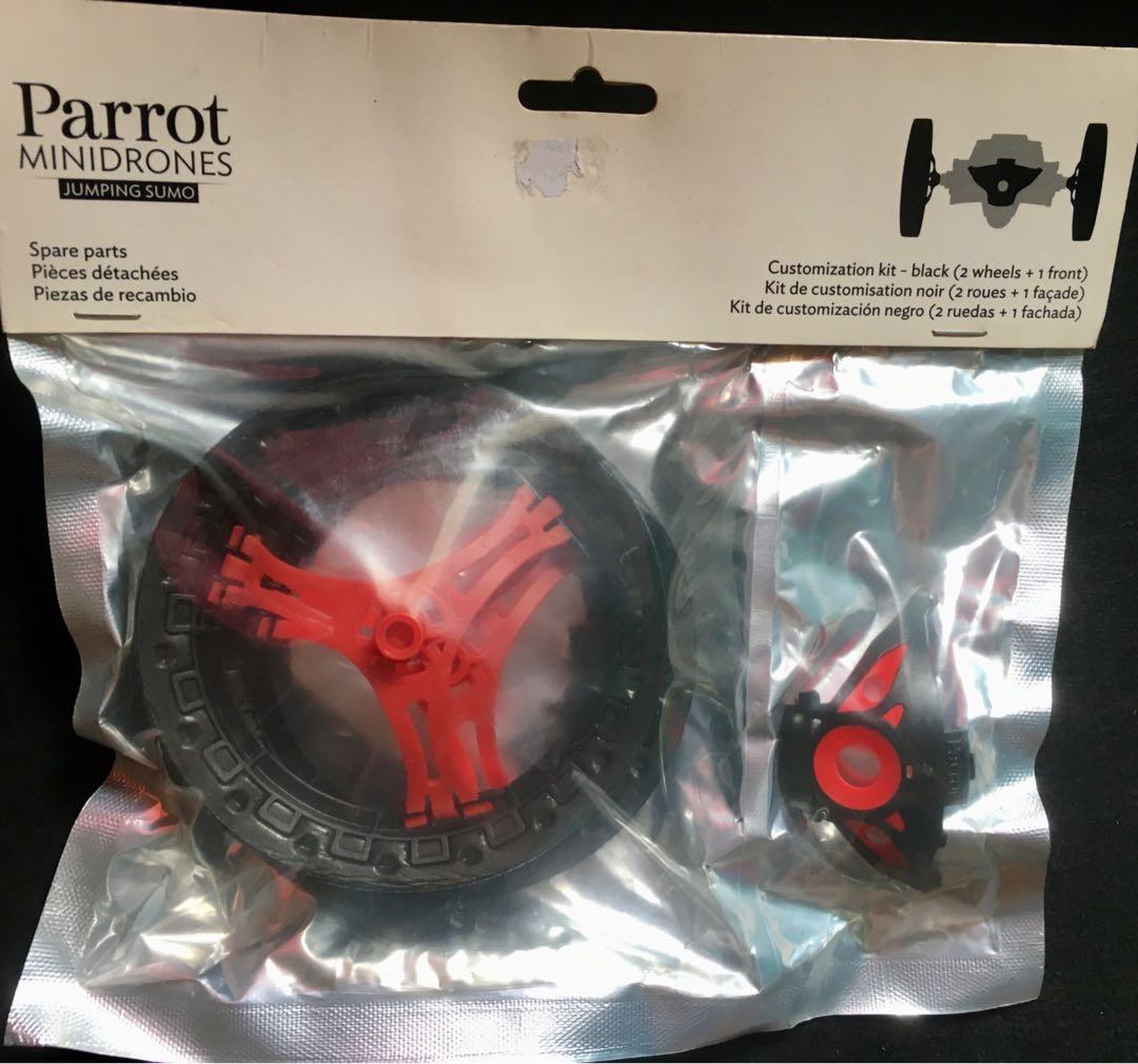 Original Parrot Mini Drone Jumping Sumo Replacement Customization kit Wheels and Front Parts (Category: Drones) located in Quezon City. Submitted by kelseysgadgets (Listing ID 1189201200, Image 1). Description: Brand new and Original Parrot Minidrone Jumping Sumo Replacement Customization kit Wheels and Front Parts. Original price is PHP 990.00. Comes with 3 days money back warranty for defects. Mishandling will void the warranty. Compatibility a