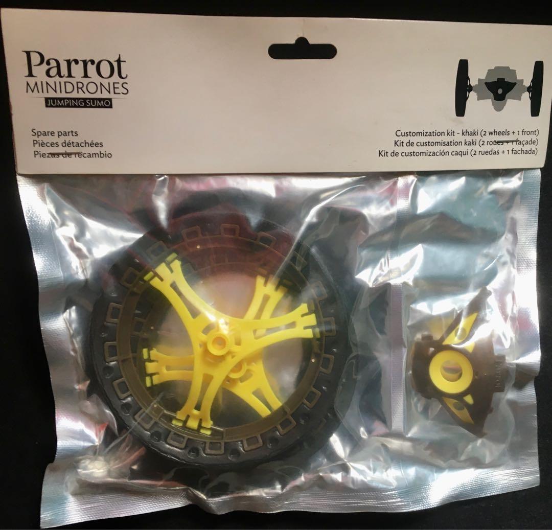 Original Parrot Mini Drone Jumping Sumo Replacement Customization kit Wheels and Front Parts (Category: Drones) located in Quezon City. Submitted by kelseysgadgets (Listing ID 1189201200, Image 3). Description: Brand new and Original Parrot Minidrone Jumping Sumo Replacement Customization kit Wheels and Front Parts. Original price is PHP 990.00. Comes with 3 days money back warranty for defects. Mishandling will void the warranty. Compatibility a