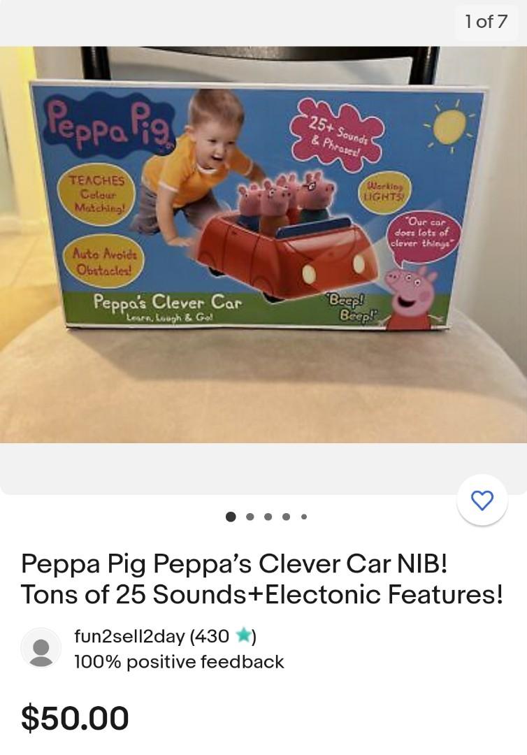 PEPPA PIG Peppa's Clever Car, Babies & Kids, Infant Playtime on Carousell