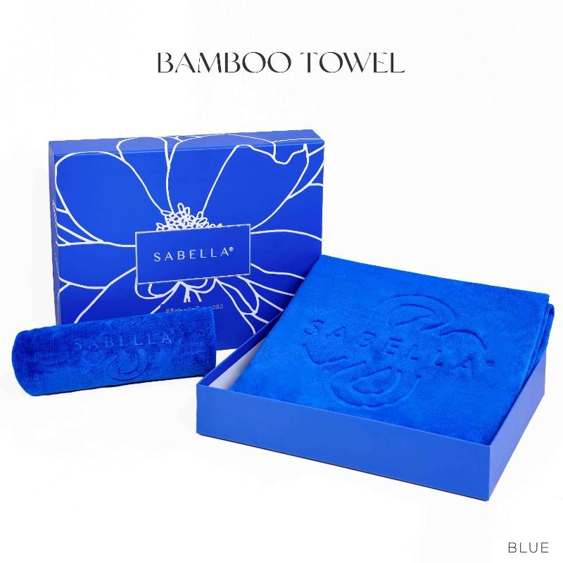 PREORDER PREMIUM BAMBOO TOWEL (BLUE), Beauty & Personal Care, Bath