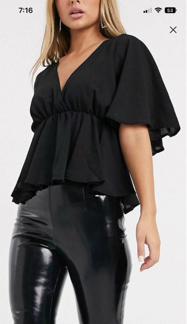 Peplum top pretty little thing 2025