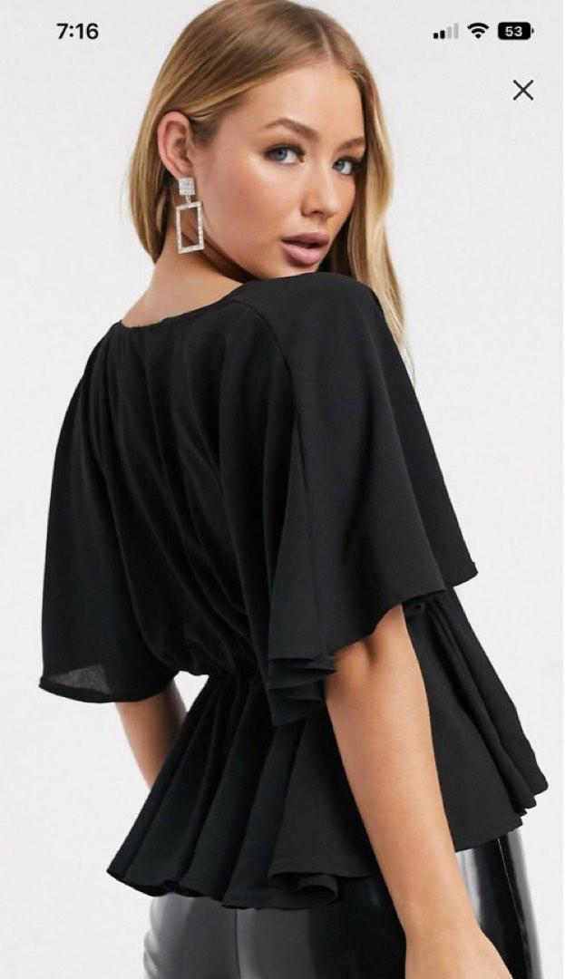 Peplum top pretty little thing clearance