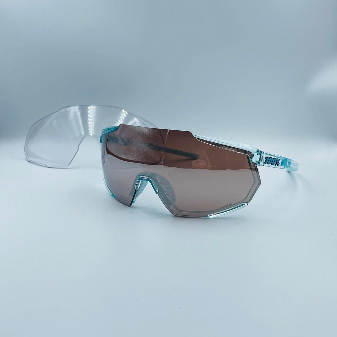 Ride 100% Racetrap 3.0 Translucent Mint - HiPER Silver +