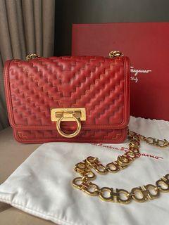 Salvatore Ferragamo x Sara Battaglia - Zigzag Flap Bag