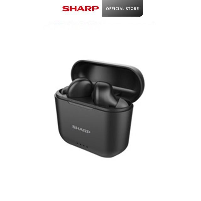 Sharp HP TW10 True Wireless Splashproof Stereo Earphones Black Audio Earphones on Carousell
