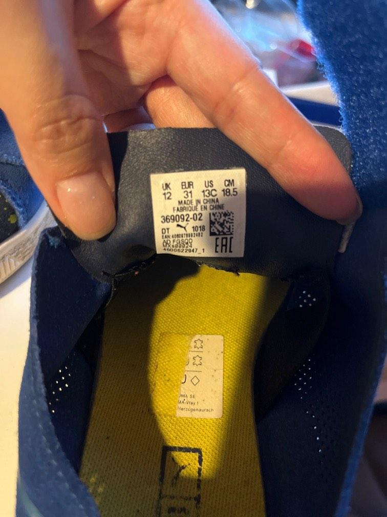 Shoes Puma boys size EU 31 18.5cm Babies Kids Babies