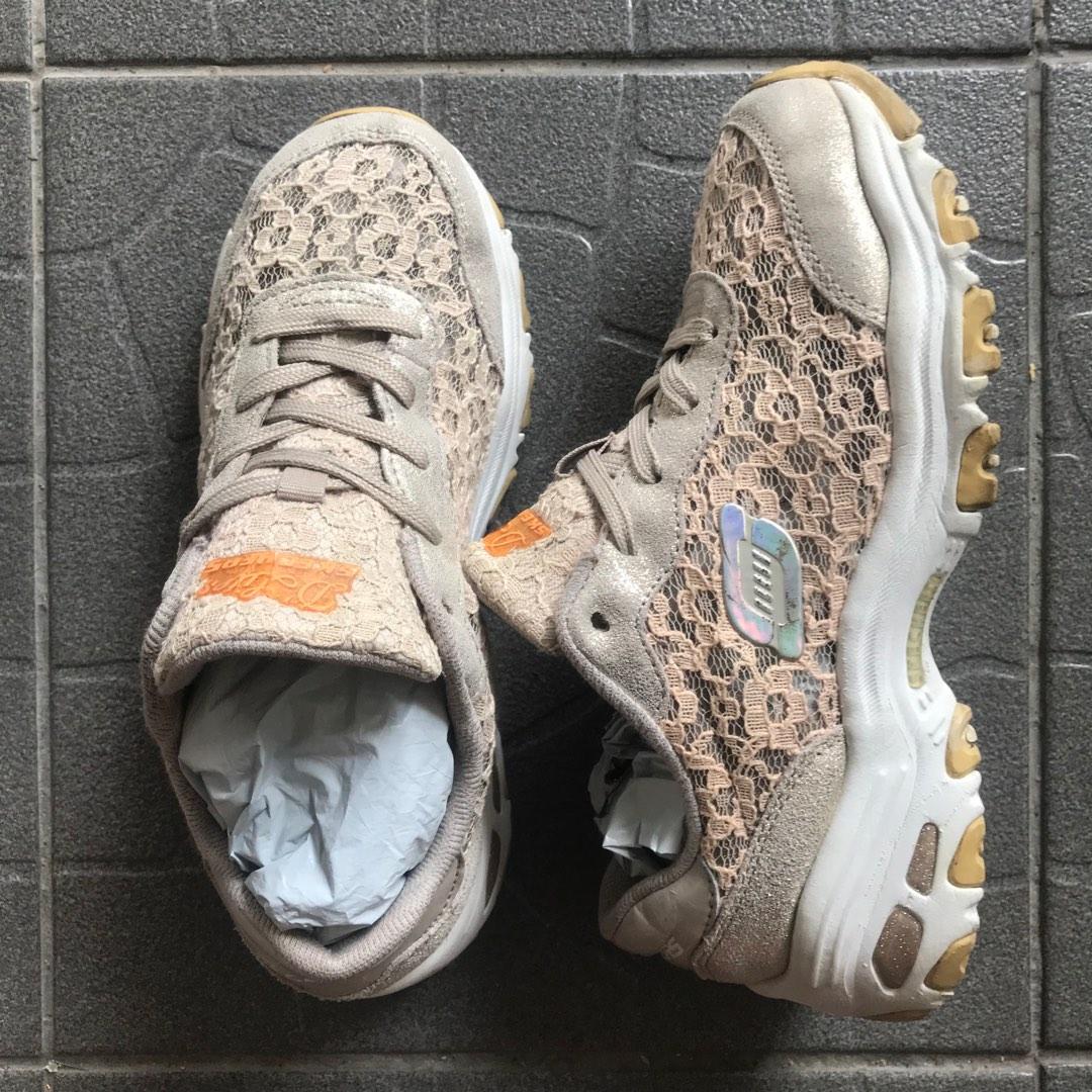 Skechers Dlite Lace 22cm Babies Kids Babies Kids Fashion on Carousell