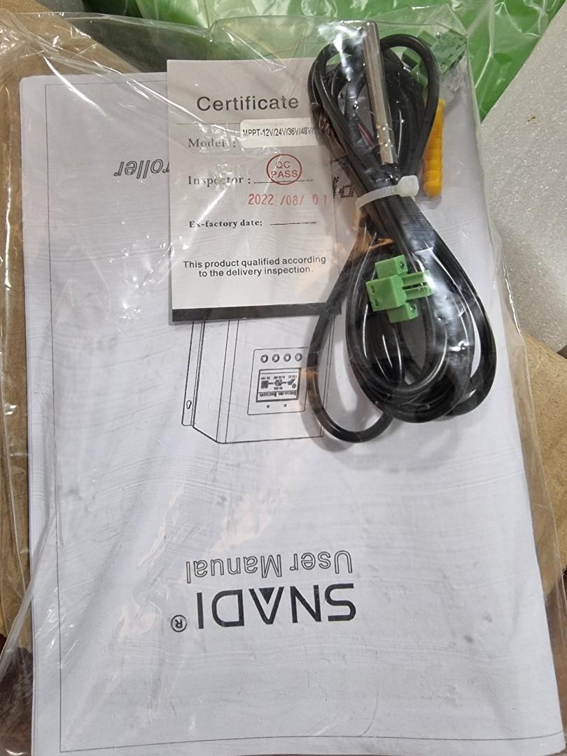 Snadi MPPT Solar Charge Controller (Category: Electrical, Adaptors & Sockets) located in Bayombong. Submitted by 3dalley (Listing ID 1189331597, Image 3). Description: For sale brand new snadi solar charge controller Charge current: 100A Voc: 150v Compatible with 12v, 24v, 48v system Location: Nueva Vizcaya Rfs: change of plans, using parallel hybrids instead.