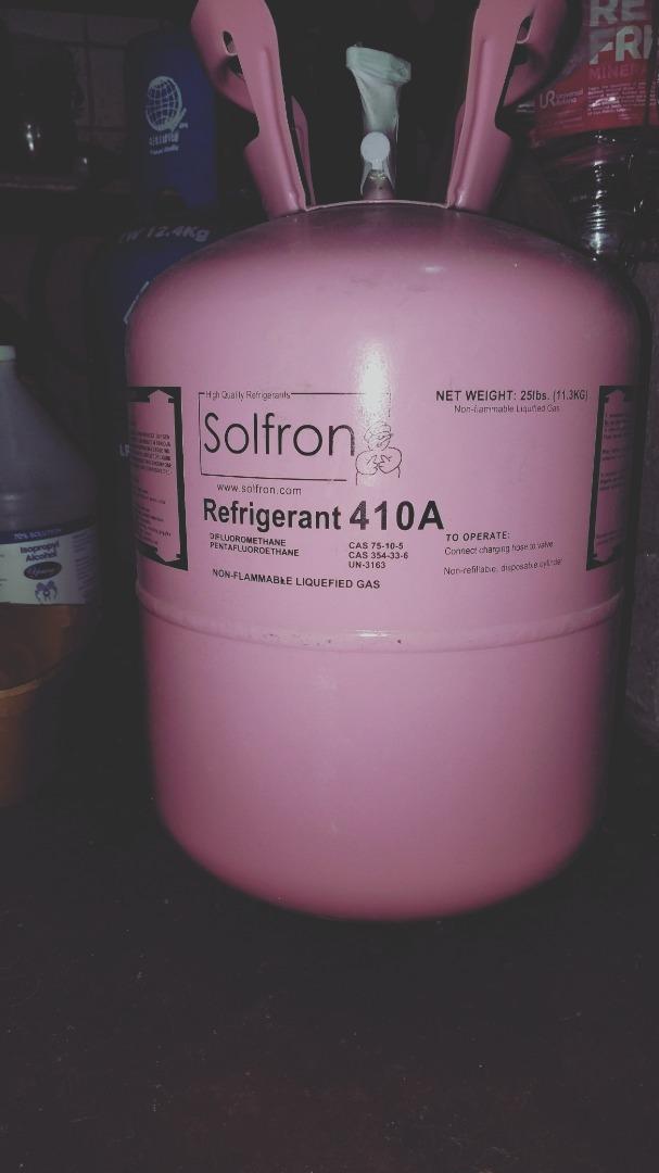 Solfron refrigerant freon tank with sealed (brand new), Commercial