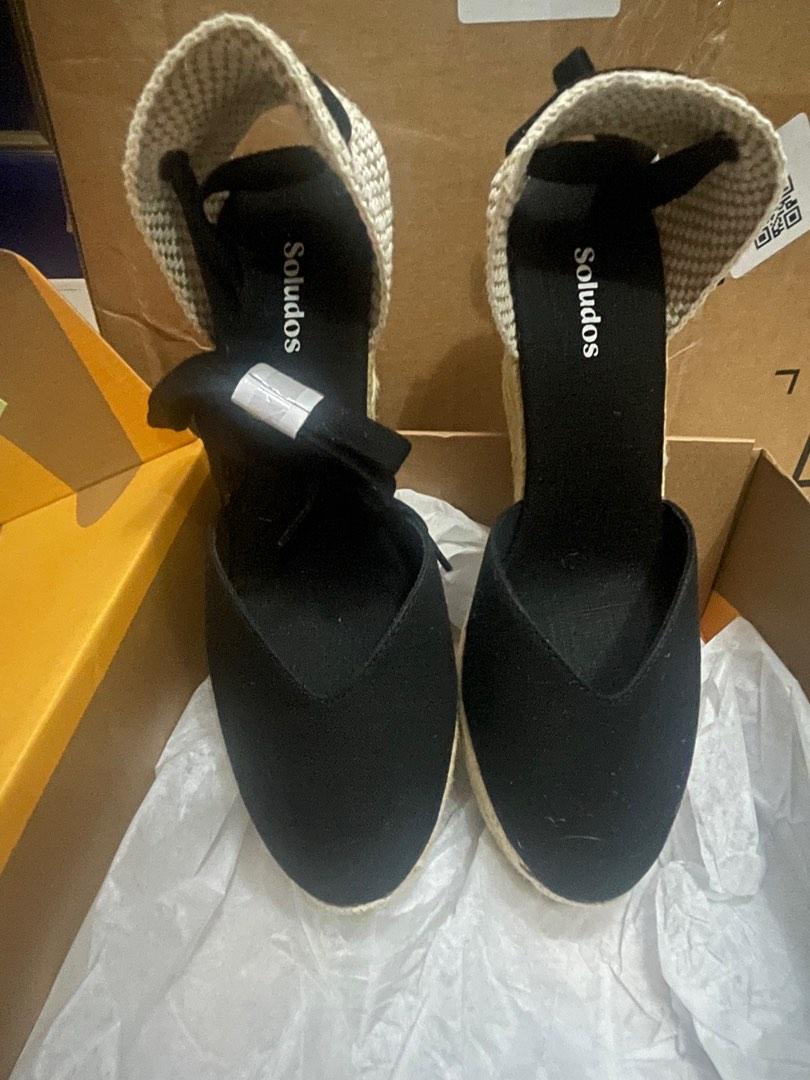 Soludos Mallorca 4 Wedge Size 7.5 Fesyen Wanita Sepatu di Carousell