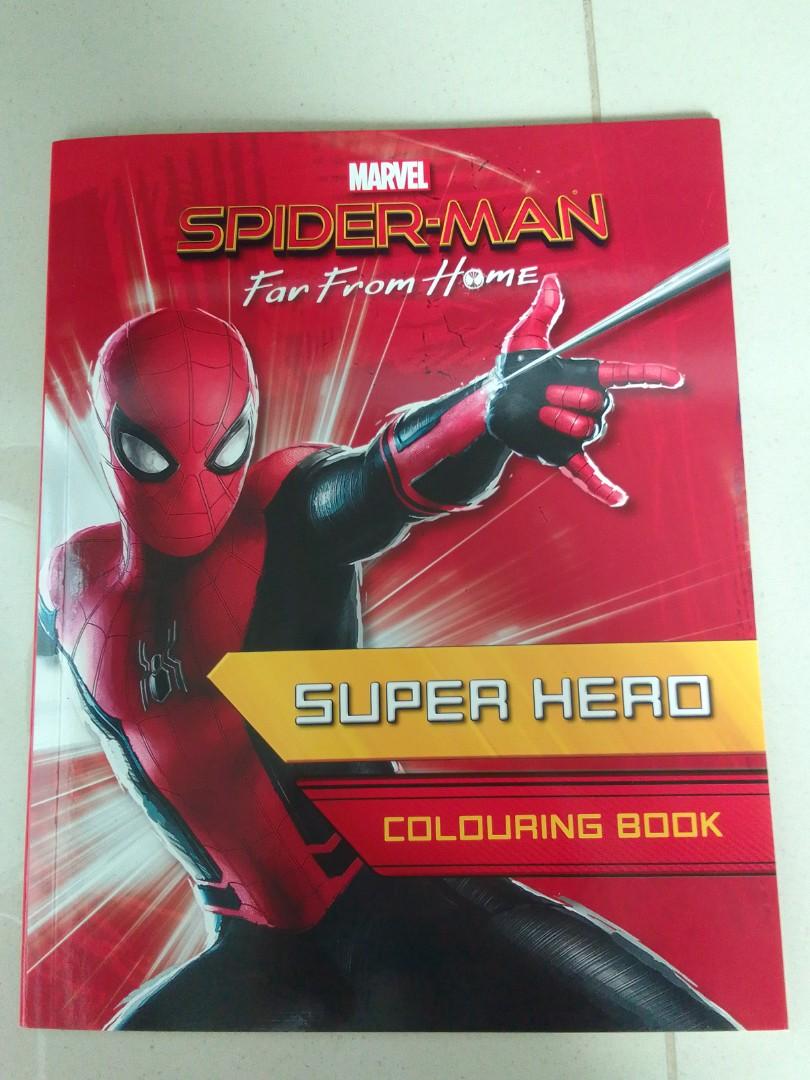 SpiderMan Colouring Book ( Comes With Sticker And Colour Pencils