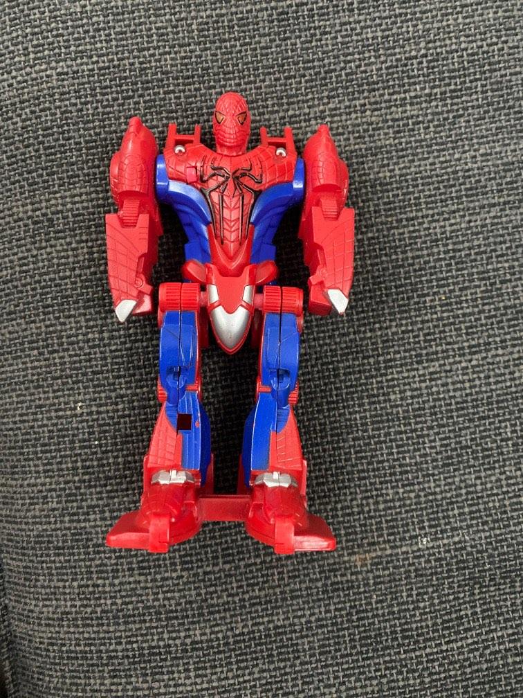 Spider-Man transformer car, Hobbies & Toys, Toys & Games on Carousell