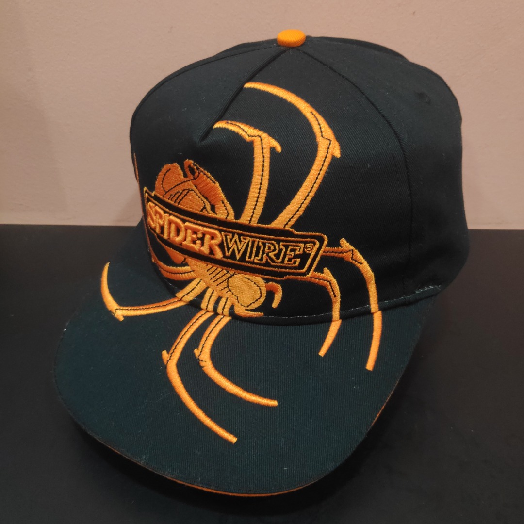 SPIDERWIRE Big Logo Fishing Line Lure Hook Snapback Cap, Men's Fashion,  Watches & Accessories, Cap & Hats on Carousell