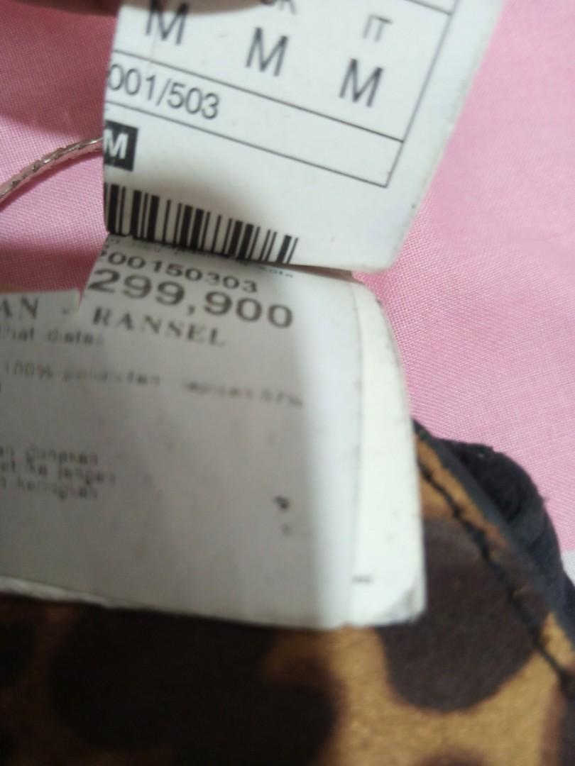 ð«Stradivarius sling bag velvet leopard