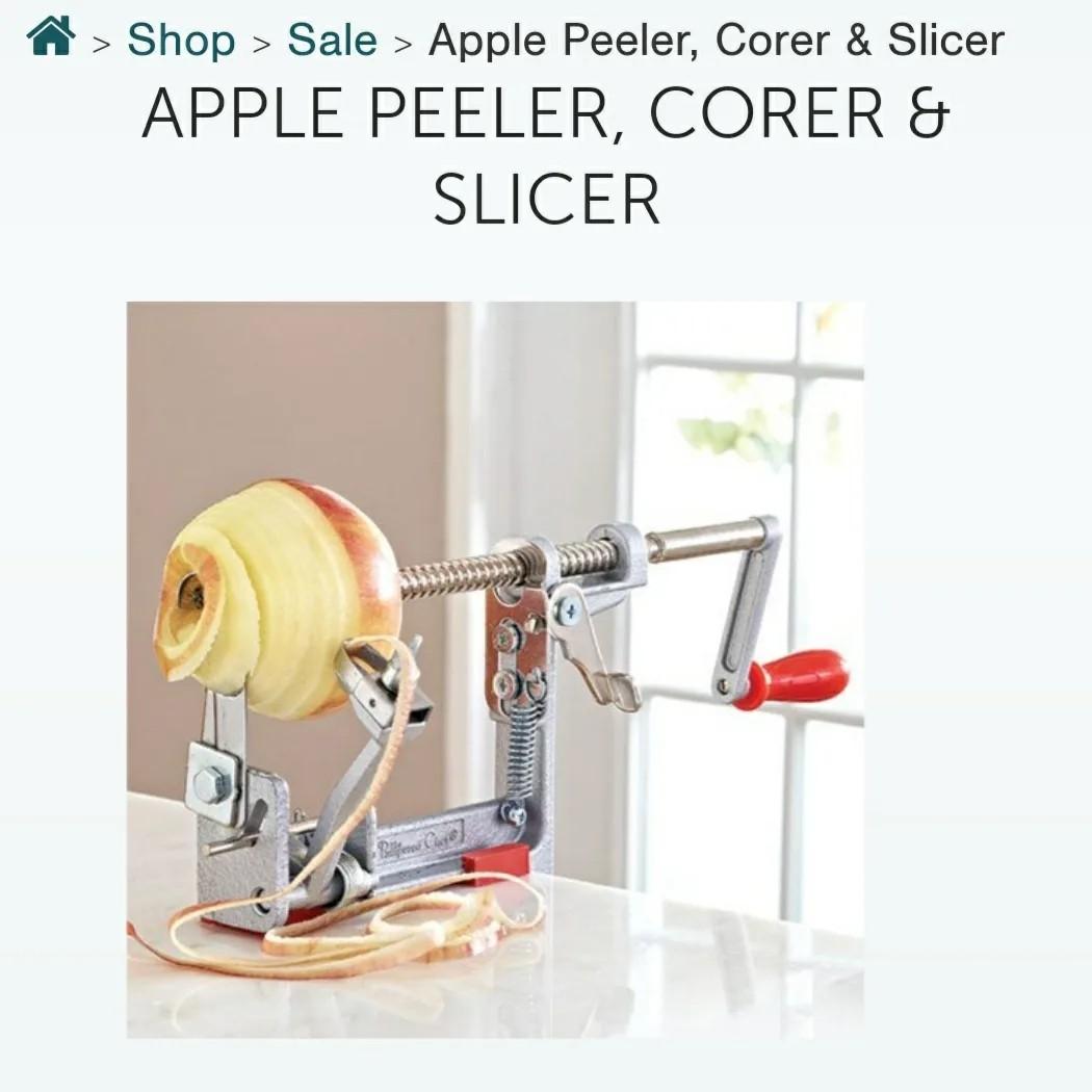 The Pampered Chef 2430 Apple Peeler Corer Slicer Furniture Home