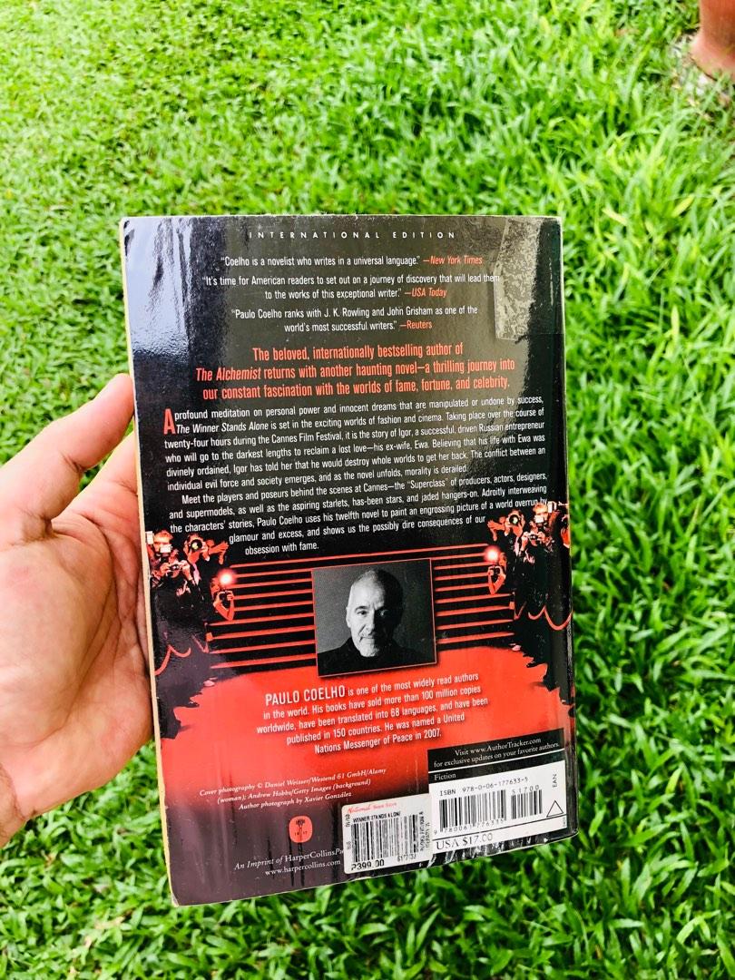 The Winner Stands Alone bu Paulo Coelho (Category: Storybooks) located in Makati City. Submitted by Book_Shop_MNL (Listing ID 1189178062, Image 3). Description: Price is negotiable. Shipping to be shouldered by the buyer. Payment via GCash or BPI Funds Transfer. Message away! 🥰.