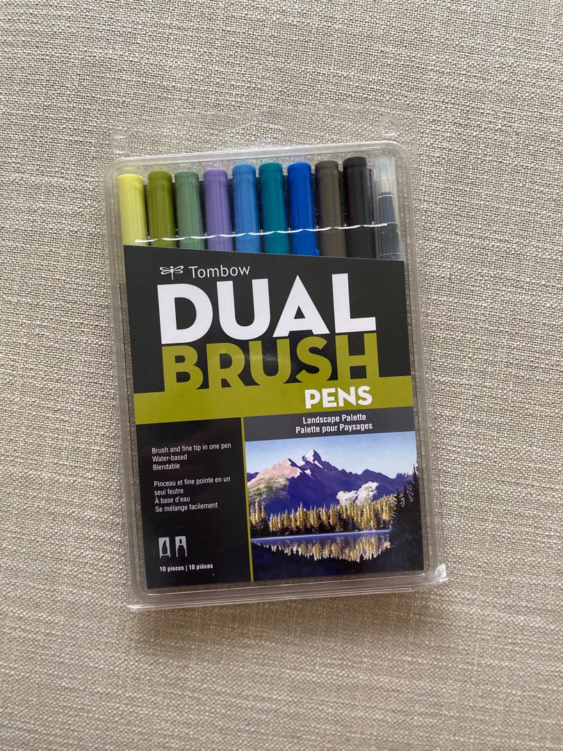Tombow dual brush pen landscape Clearance