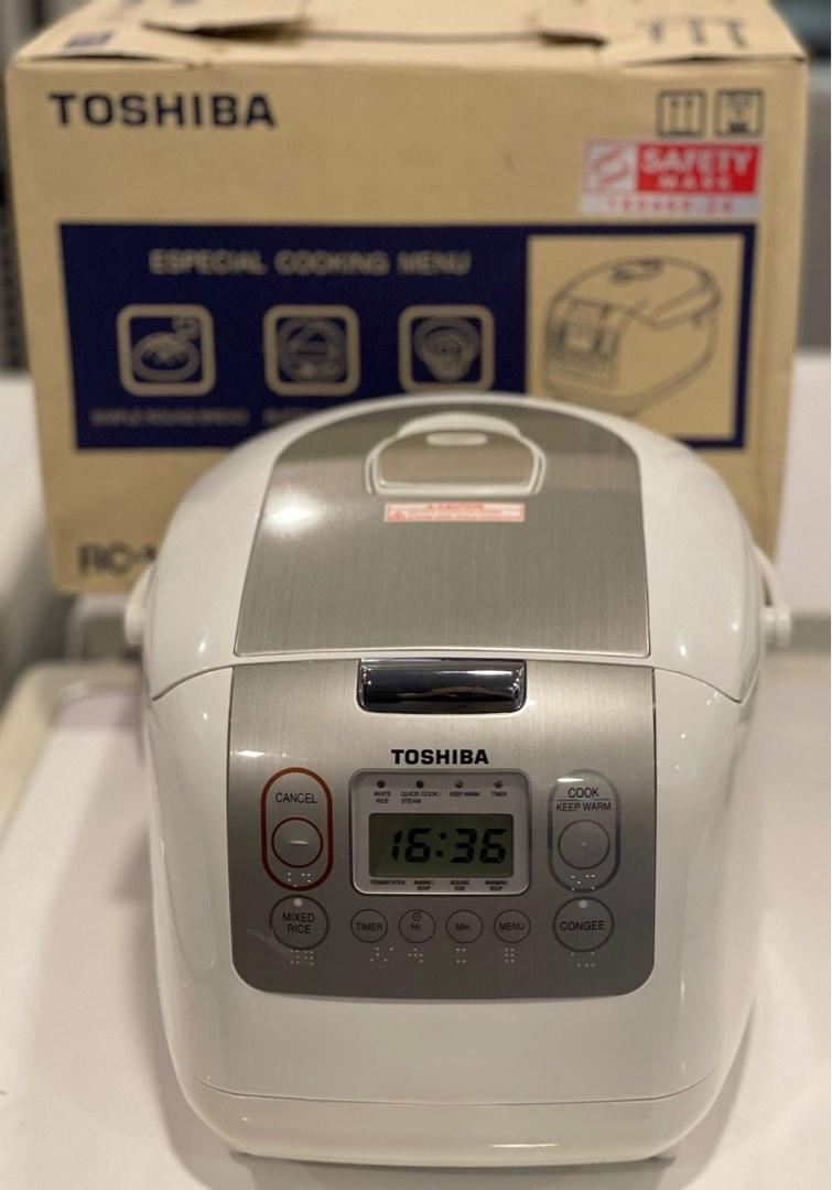 TOSHIBA RC18NMFEIS RICE COOKER (1.8L) Brand New Display Set 135, TV