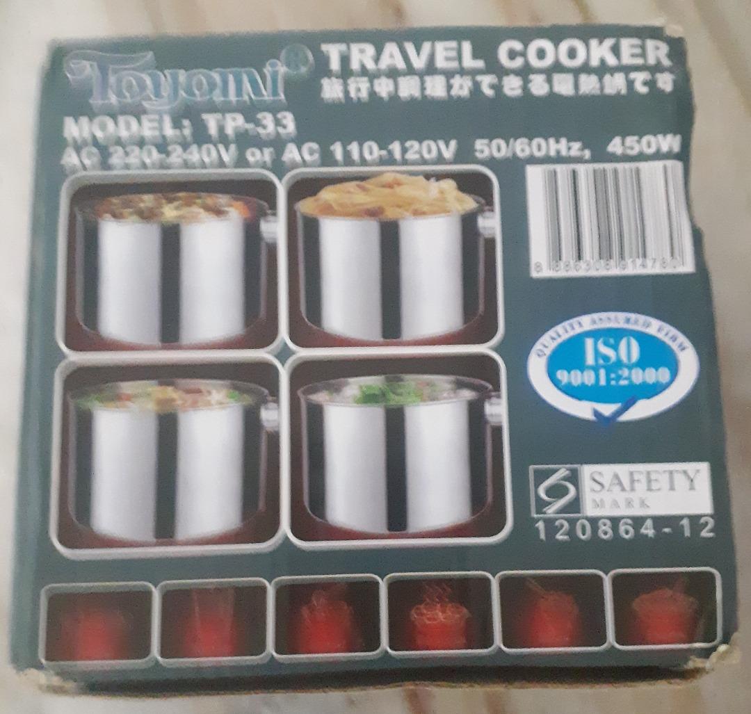 Toyomi TP 33 Travel Pot Stainless Steel Pot, Furniture & Home Living