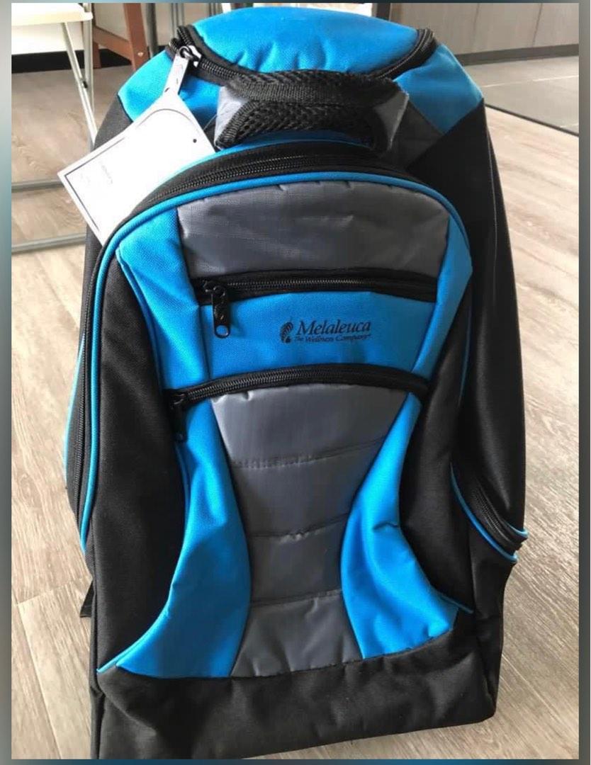 Trolley bag with Wheels (Category: Backpacks) located in Singapore. Submitted by pin_na (Listing ID 1189190332, Image 2). Description: Brand new $45 each. Blue only Measurement at the last picture Self collection at Bukit Panjang. .