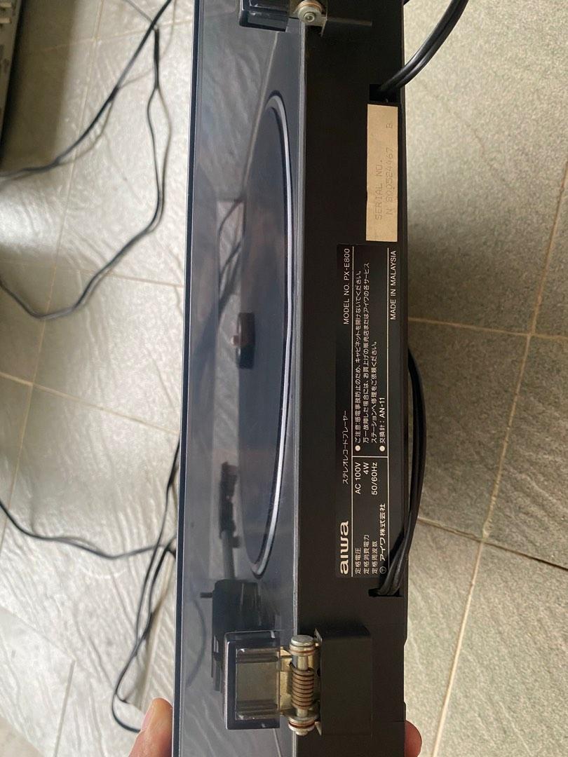 レコードプレーヤーAIWA PX-E860新品針付き（¥9