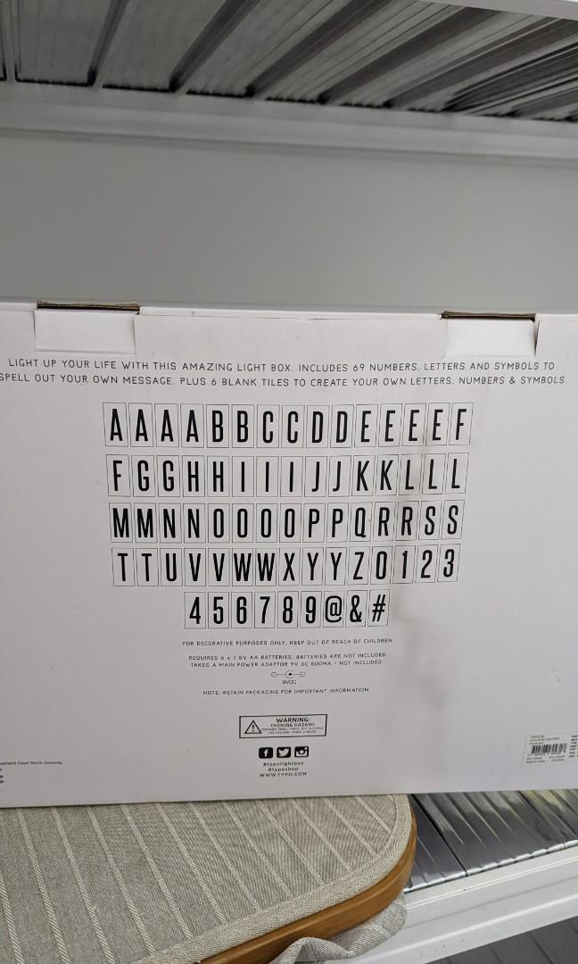 Typo A3 light box, Hobbies & Toys, Stationery & Craft, Other Stationery