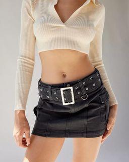 Urban Outfitters (BDG) ~ Joan Belted Mini Skirt (y2k)
