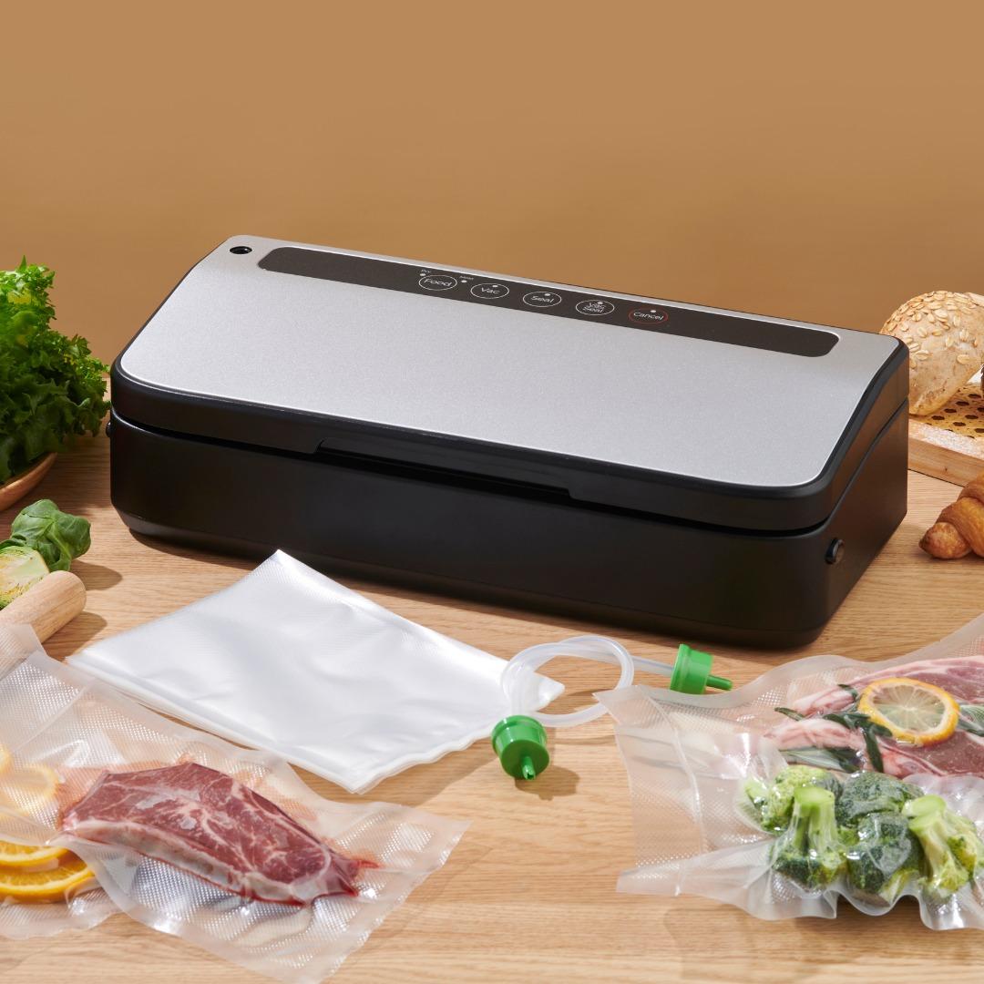 Vacuum Sealer Heavy Duty Stainless Top with Built In Cutter by Fudova, TV & Home Appliances