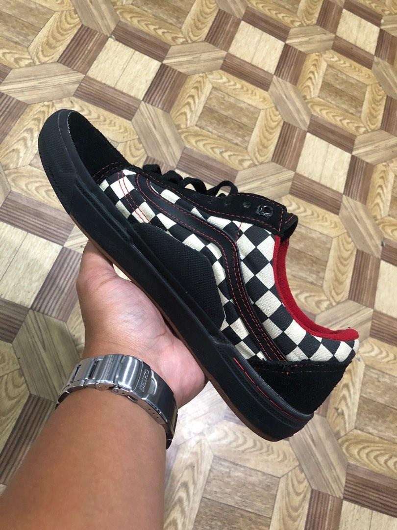 Vans BMX Rare 721454 Checkboard Oldskool Suede Leather Canvas Skate ...