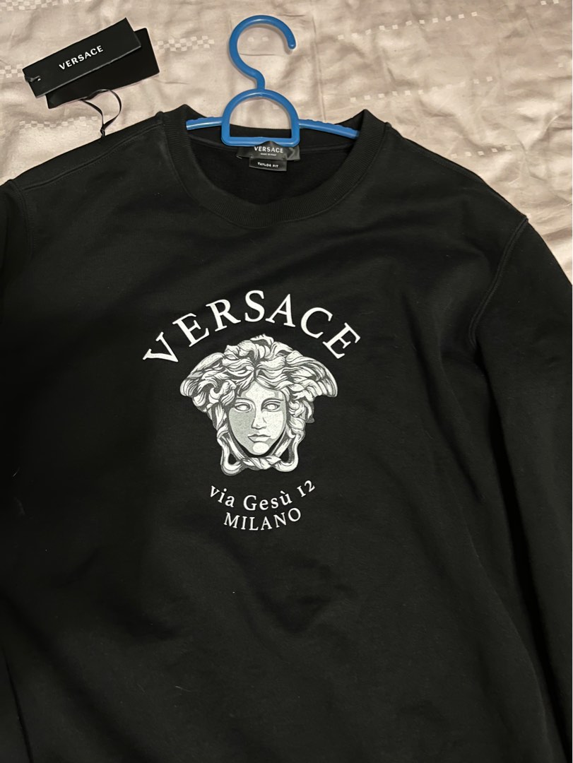 Versace Medusa Logo Pullover, Men's Fashion, Tops & Sets, Tshirts ...