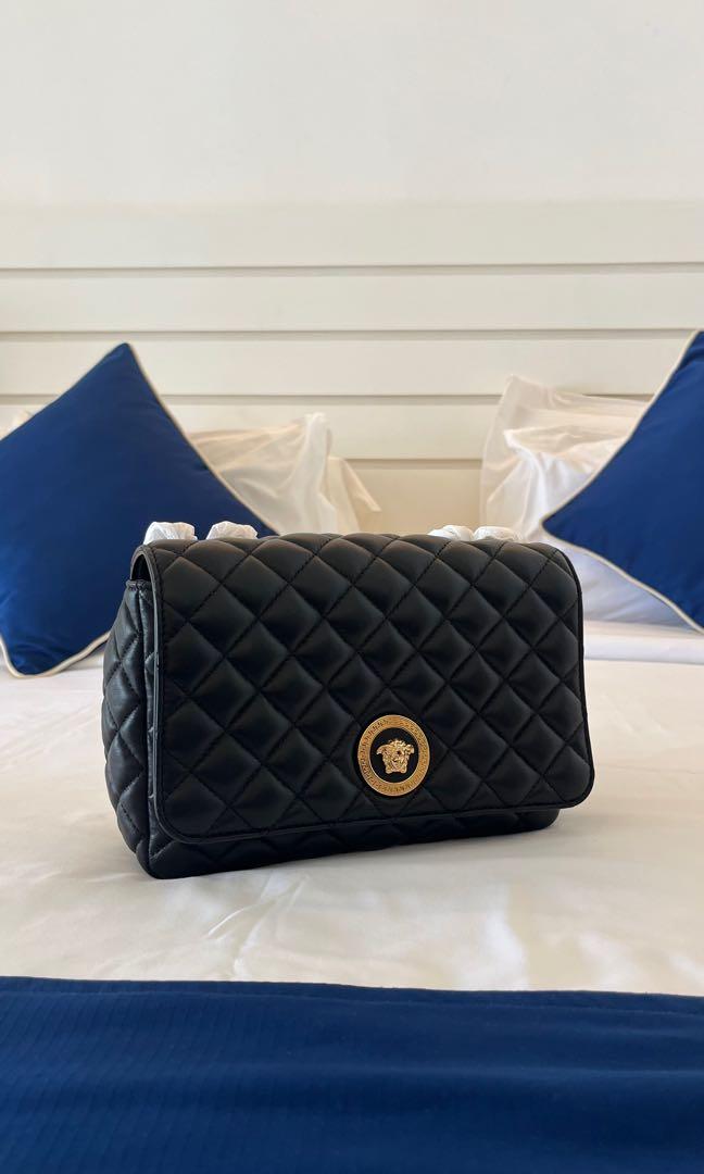 Quilted medusa evening store bag