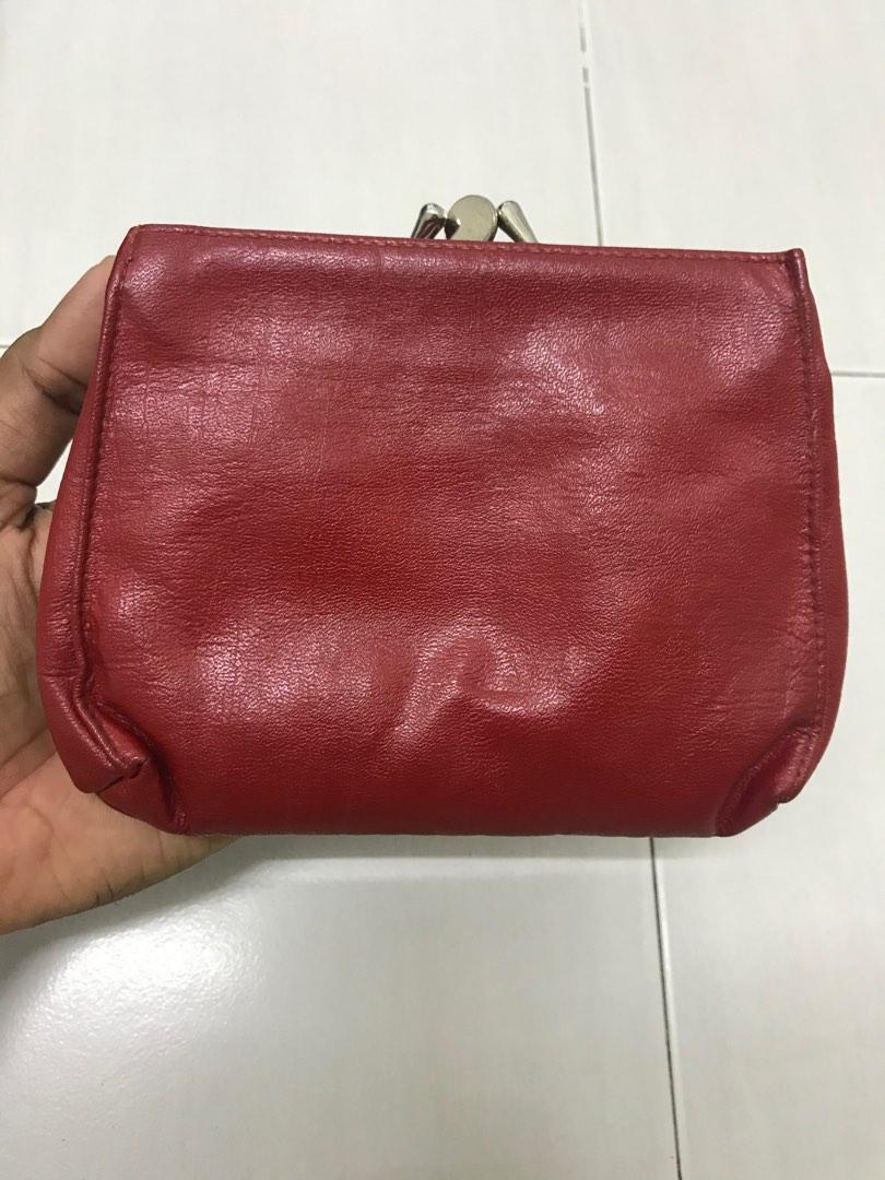 Vintage 70s leather purse coin wallet Women s Fashion Bags