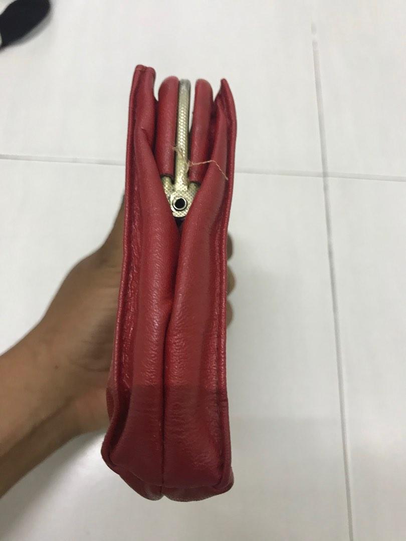 Vintage 70s leather purse coin wallet Women s Fashion Bags