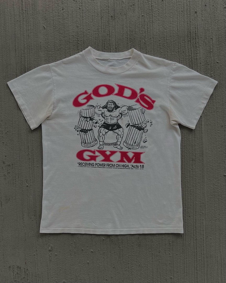 God's gym hotsell t shirt